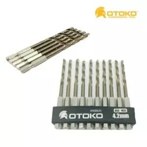 스텐기리 써스기리 코발트 HSS 고속도공구 드릴비트 M35 4.2mm 10pcs+1