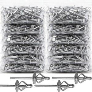 호환 50-200pcs 알루미늄 삼중 블라인드 리벳 팝 전구 리벳 자동차 인테리어 에어컨 홈 패스너 고정 하드웨어 도구
