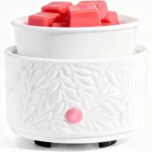 향이 나는 용 멜트 워머 3in 전기 세라믹 버너 및 가정용 오일 화이트