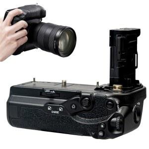 캐논호환 EOS호환 R5 / Mark II R6 II용 Nkmooxe BG u2011R20 수직 배터리 그립 듀얼 LP u2011E6 슬롯 교체용 미포함