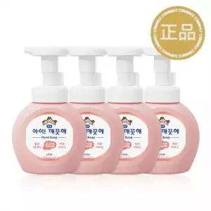 아이깨끗해 핸드워시 복숭아 250ml 본품 4개 / 손세정제