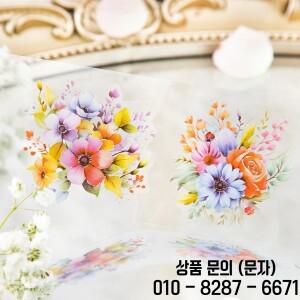 Journamm 50mm x 2m 꽃 스티커 PET 테이프 콜라주 정크 저널 DIY 스크랩북 플래너 장식 사진 앨범 미학 공