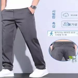 남성용 팬츠 캐주얼 하계 스포츠 스트레이트 슬림핏 핫픽스 쿨링 원픽2