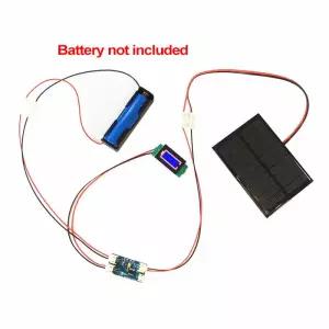 미니 태양 전지 패널에 대 한 모노 80*45mm 5V 60MA 리포 충전기 CN3065 DIYKIT 1S 배터리 홀더/디스플레이