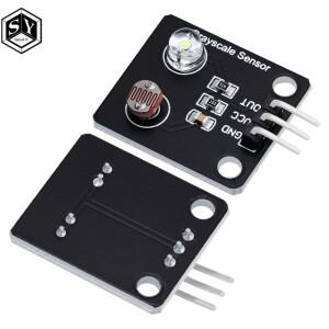 감광성 저항기를 갖춘 아날로그 그레이스케일 광 센서 모듈 Arduino Raspberry Pi Robotics용 라인 추적