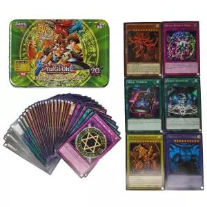 유 기 오 카드 이집트 신 팩 데크 영어 TCG 홀로그램 골든 화이트 드래곤 결투 게임 컬렉션 주석 상자