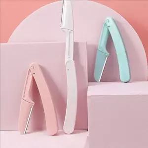 [하프클럽/알티피아]휴대용 눈썹 정리 칼 미니 접이식 눈썹 칼 데일리 미용