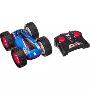 Click N' Play 원격 제어 자동차 충전식 RC 스턴트 자동차 LED 조명 양면 플립 오프로드 무선 고속 2.4Ghz