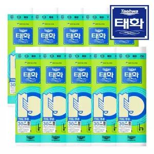 [태화] 고무장갑 대형 L꽃밴 아이보리 X 10개
