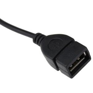 차량용 AUX 오디오 케이블 - USB 전자제품 3.5mm 블랙 음악 재생용 헤드폰 컨버터