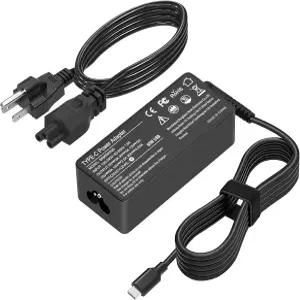 레노버 씽크패드 T14 T15 T480 T490 X390 X1 카본 요가 C930 크롬북 C330 타입 전원 공급 장치와 호환되는