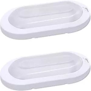 스위치가 있는 Facon 12V LED RV 조명기구 셀링 라이트 - 2팩 DDS01-008 모터홈 캠핑카 카라반 트레일러