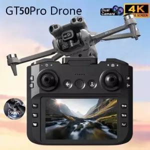 드론 접이식 8K 프로 HD GT50 듀얼 카메라 항공 RC 사진 촬영 화면 용