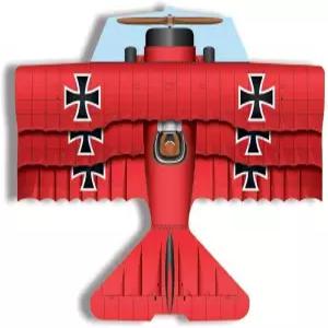 XKites 37인치 플라잉 에이스 레드 바론 폴리 비행기 연