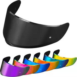 PSLER 6 도로 2 Visor 및 3 얼굴 모터사이클 보조장치 LS2 FT2 벡터 FF80 블랙