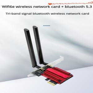 Pcie 와이파이 어댑터는 6 트라이 밴드 2.4G/5G/6GHZ에 적합하며 AX210보다 PC Windows 10/11과 호환됩니다