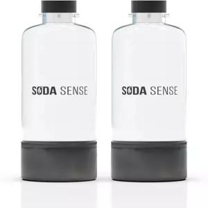 소다 감지 스페어 재사용 가능한 탄산 병 2팩 BPA 프리