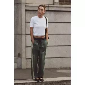 ZARA 베이직 쇼트 슬리브 니트 스웨터 - 화이트 423884