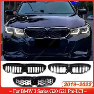 BMW 호환 3 시리즈 G20 G21 318i 320i 330i M340i 330d 2019-2022 프리-LCI 튜닝용 LED 라이트가 있는 프론