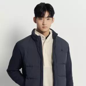 빈폴 멘 니트소매 구스 다운 네이비 BC5X38C24R 5X38C24R
