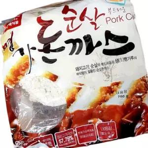 한맥식품 순살 돈까스 150g 5개 냉동 간편식 업소용 간식