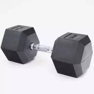 이고진 고무육각 덤벨 아령 25kg 1개 클럽 고무아령 웨이트