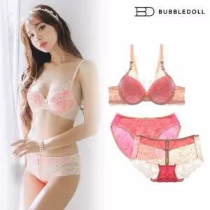 릴리안 스킨 와이어 브라1+팬티2 속옷세트