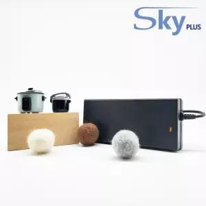 대한민국 SKYPLUS 어댑터 발뮤다 UEA390-2433 공기청정기 호환(3구접지)
