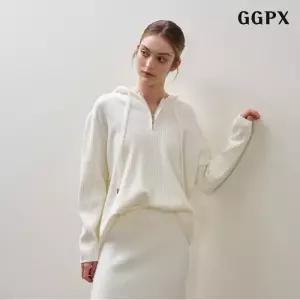 데일리 라운지 후드 반집업 니트 (GPCKT017D)