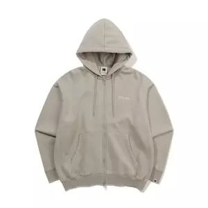 코닥 에센셜 스노우워싱 기모 후드 집업 K5423EFTS1BEI