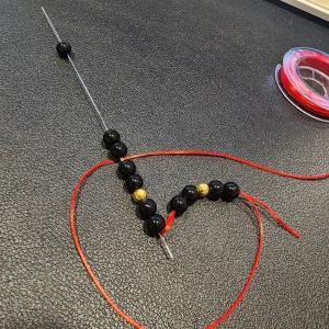 팔찌 목걸이 비즈 만들기 구슬 꿰기 DIY 바늘 비즈공예 염주꿰기 구슬꿰기