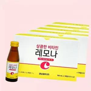 경남제약 비타민 음료 경남 마시는 레모나 드링크 100ml x 50병 비타민C 비타민씨 4533763