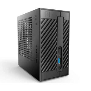 ASRock Deskmini 310 베어본 블랙 LGA1151 최대 64GB DDR4 SO-DIMMS; 디스플레이포트, HDMI 및 D-Sub