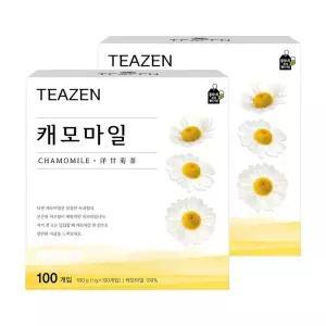 티젠 캐모마일차 티백, 1g, 100개입, 2개
