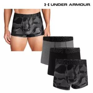 매장정품 UNDERARMOUR 언더아머 남성 팬티 UA Tech 프린티드 3장 Boxerjock 1387419-001 1475753