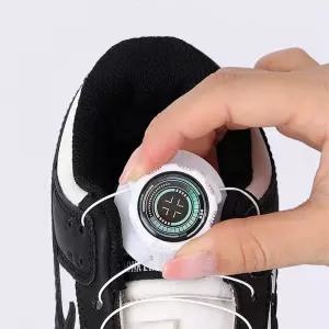 매듭없는 운동화끈 자동 회전버클 다이얼 신발끈 한쌍 eEX7+5bxL