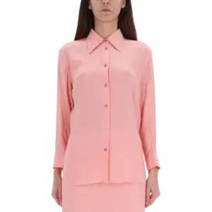 모노그램 자카드 실크 셔츠 849973 Z7AZH5136
