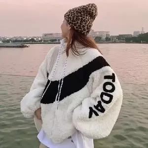[하프클럽/]여성용 겨울용 플리스 집업 점퍼 방한 아우터