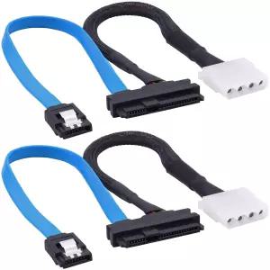 YARCHONN SAS에서 SATA 확장 케이블 SFF-8482 29핀에서 III 3.0 IDE 4PIN LP4 몰렉스 인터페이스 포함