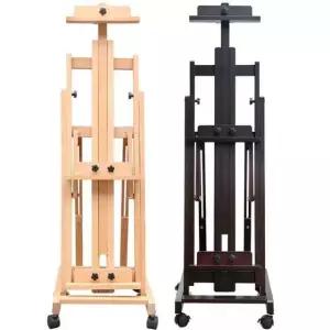 원목 대형 이젤 전문가용 미술학원 드로잉 공방 미대 가로세로 A. 간이 유화 스탠드