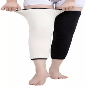 스키 사이클링을 위한 시키텍노 보온 플리스 안감 무릎 워머 다리 울 긴 소매 보호대 랩