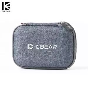 헤드셋파우치 헤드폰 케이스 KBEAR 하이 패브릭 휴대용 PRO 헤드셋 포함된 TRI Grey
