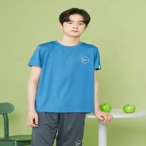 푸마 주니어 남아 에어드라이 멀티웨어 반팔 티셔츠 (블루)