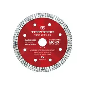 토네이도 MC4X 다이아몬드 멀티커터날 110mm절단 절단기 융착식 착식 착커팅 커터 컷터 커팅