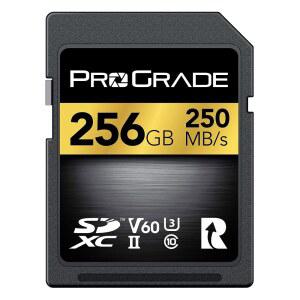 SD UHS-II 256GB 카드 V60 u2013 최대 130MB/s 쓰기 속도 250MB/s 읽기 | Programade Digital의 전문 블로거 영화 제작자 사진작가 콘텐츠 큐레이터 u2013용