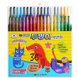 지구화학 지구 투명이 색연필 36색 샤프식