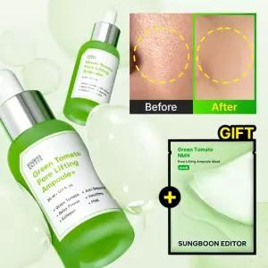 성분에디터 [1+1] 650만병 완판 그린토마토 모공 리프팅 앰플 30ml +모공 마스크팩 1매)