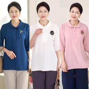 [엄마옷 로즈맘] 도하무지카라블라우스/할머니블라우스 중년여성블라우스 중년여성의류 5060