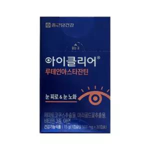 종근당건강 아이클리어 루테인 아스타잔틴 400mg x 30캡슐 / 써클