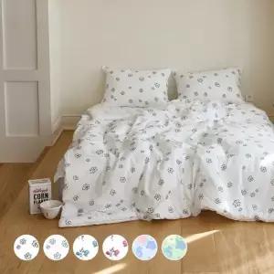 아망떼 가드닝 먼지없는 무소음 차렵이불 SS Q K 7color